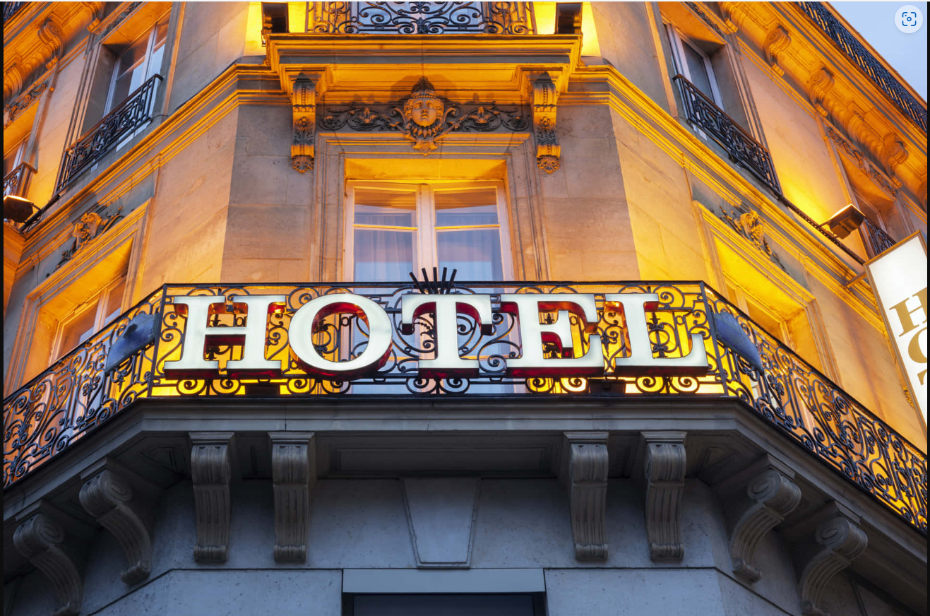 Façade de l'hôtel